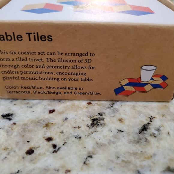 Area Ware Table Tiles Coasters - Picture 4 of 6